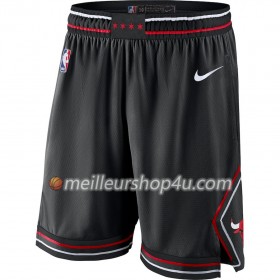 Homme NBA Chicago Bulls Shorts Noir 2018-19 Nike Swingman